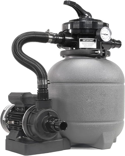 XtremepowerUS 12" Sand Filter for Above-Ground Swimming Pools Max 2, 400GPH - Image 9