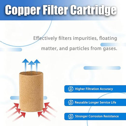 HengMinLingTong 3/8" NPT Compressed Air Filter Regulator Combo Piggyback - Image 5