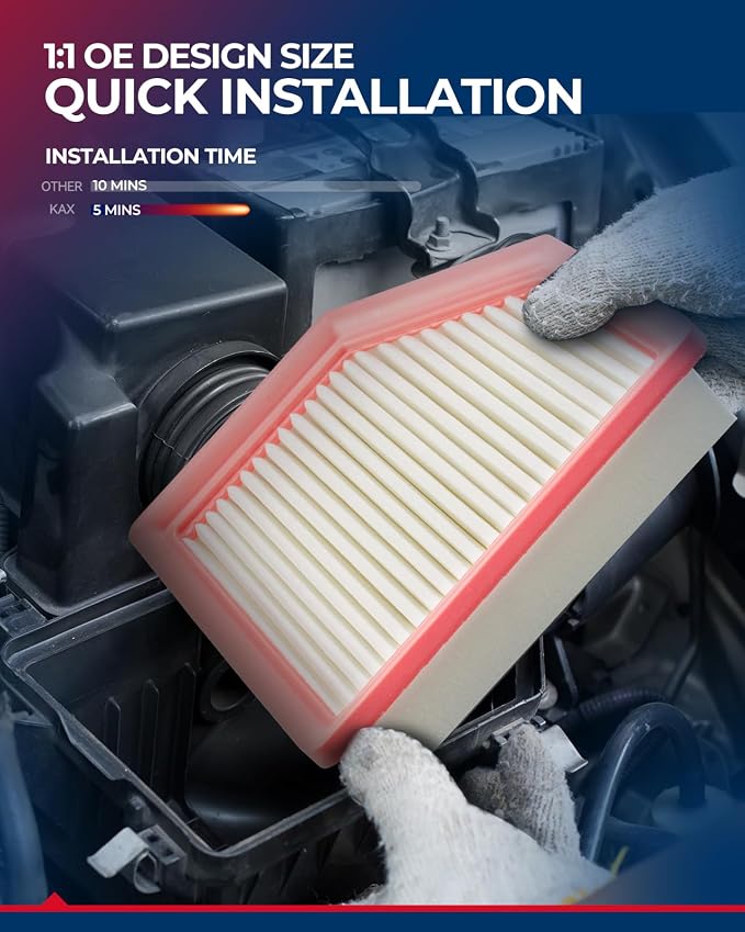 KAX Engine Air Filter, CA12967 Replacement - Image 8