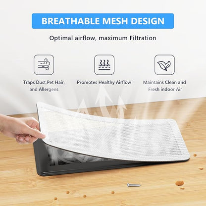 Magnetic Vent Screen Mesh Covers 3 Pack -5.5x12, Air Vent Filters - Image 3