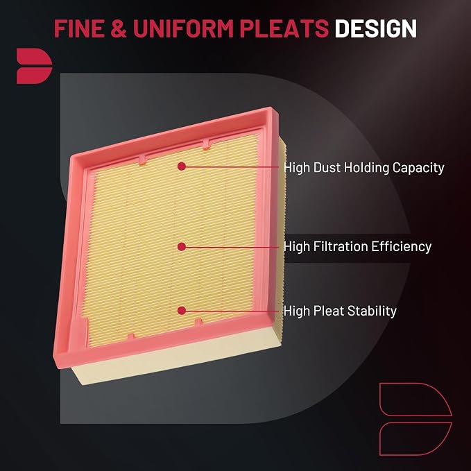 BDFHYK 2PC CA12813 Engine Air Filters Compatible - Image 4