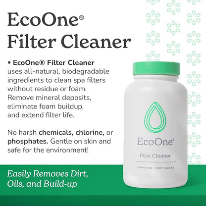 ecoone Filter Cleaner All-Natural Spa & Hot Tub Filter Cleaner | Foam-Free - Image 2