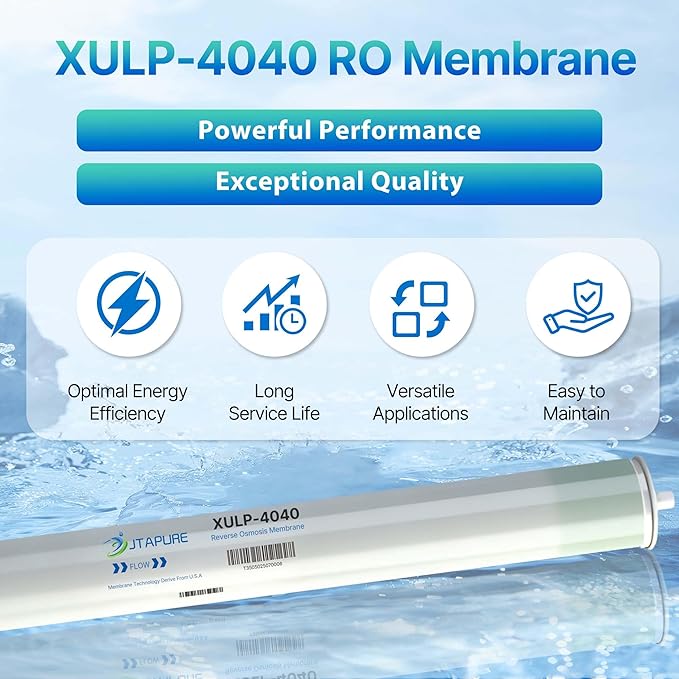 XULP 4040 RO Membrane, Extra Low Pressure 4 x 40 inch Reverse Osmosis Filter - Image 6