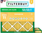 Filterbuy 12x12x1 Air Filter MERV 11 Superior Pet & Allergy Defense, by Filterbuy