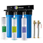 iSpring WGB32B-KDS+AHPF12MNPT16X2 Whole House Water Filtration System, by iSpring