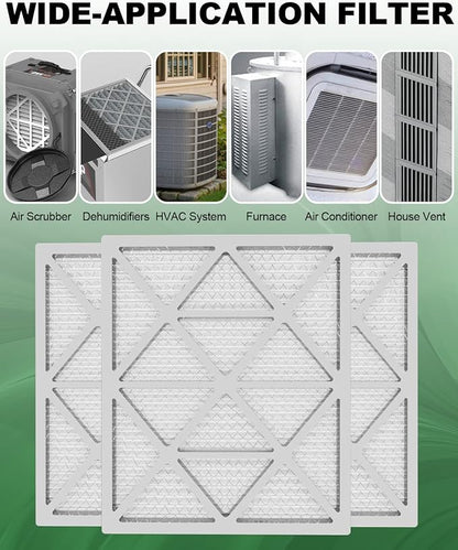 20x24x1 Air Filter 6 Pack, Durable MERV 8 Pleated Home HVAC AC Furnace Filters - Image 7