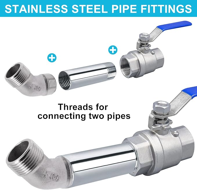 45 Degree Elbow 1PCS, Connector Coupler Apply to Outdoor/Garden/Industrial - Image 6