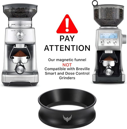 Magnetic 54mm Dosing Funnel & Espresso Puck Screen - Image 4