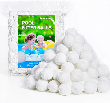 AQUASTRONG Pool Filter Balls for Sand Filters, 1.5 lbs Reusable Pool Sand by AQUASTRONG%E2%80%94%E2%80%94POWERYOURWATER
