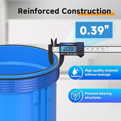 PUREPLUS Whole House Water Filter Housing, Pre-Filtration System, - Image 3