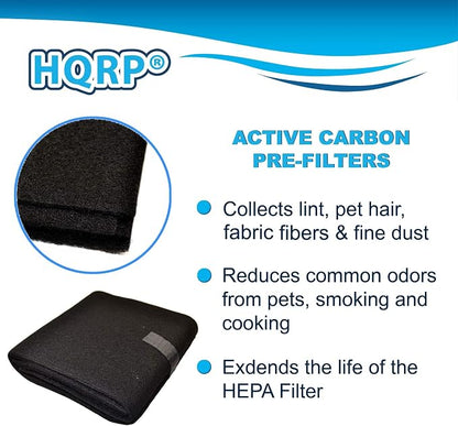 HQRP 1x Activated Carbon Filter Pad Cut To Fit Air Filter Roll - Image 3
