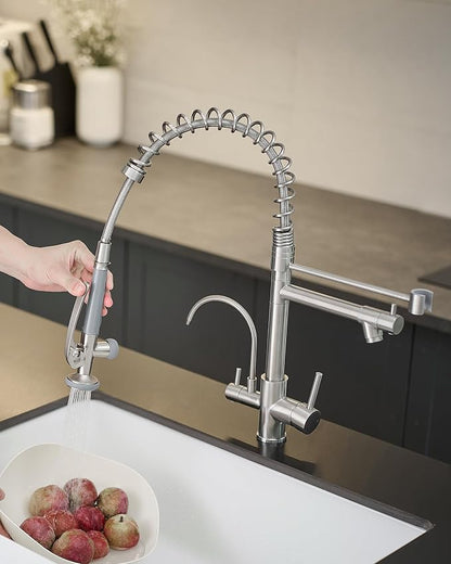 Fapully Commercial 3 Way Kitchen Faucets - Image 5