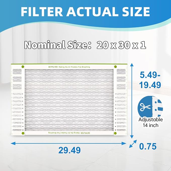 20x30x1 Air Filter AC Furnace MERV 13 Comparable - Image 2