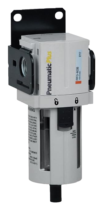 PneumaticPlus PPF3-N03B Compressed Air Particulate Filter 3/8" NPT, 5 Micron - Image 4