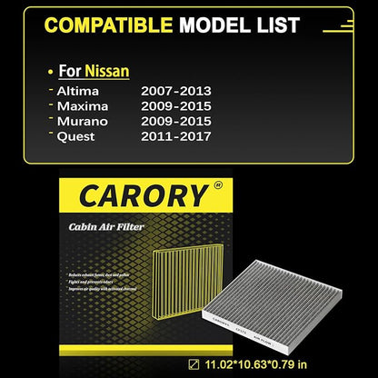 Cabin Air Filter w/Activated Carbon - Image 2