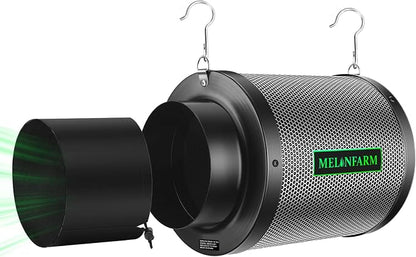 MELONFARM 6" Air Carbon Filter Smelliness Control by MELONFARM