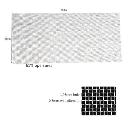 10 Mesh 304 Stainless Steel Woven Wire- 12" X 36" - Image 3