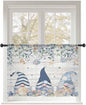Sheer Curtains 45 Inch Length, Coastal Eucalyptus Leaf Semi Sheer Curtains by Unknown