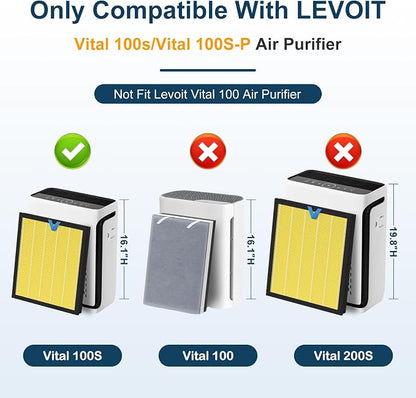 Vital 100S Replacement Filter for LEVOIT Vital 100S Vital 100S-P Air Purifier - Image 2