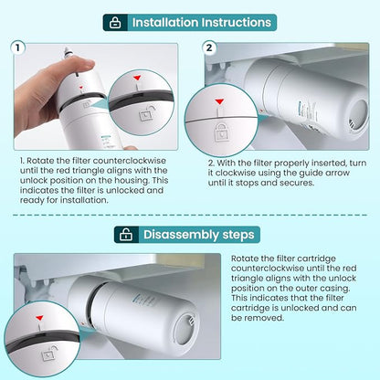 Dropology EDRARXD1 Refrigerator Water Filter Replacement Compatible - Image 3