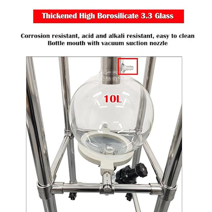 Glass Vacuum Filter Lab Vacuum Filtration Extraction Apparatus - Image 5