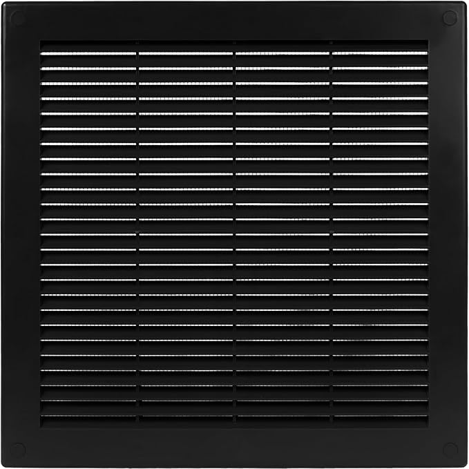 Vent Systems 12'' x 12'' Inch Black Soffit Vent Cover by VentSystems