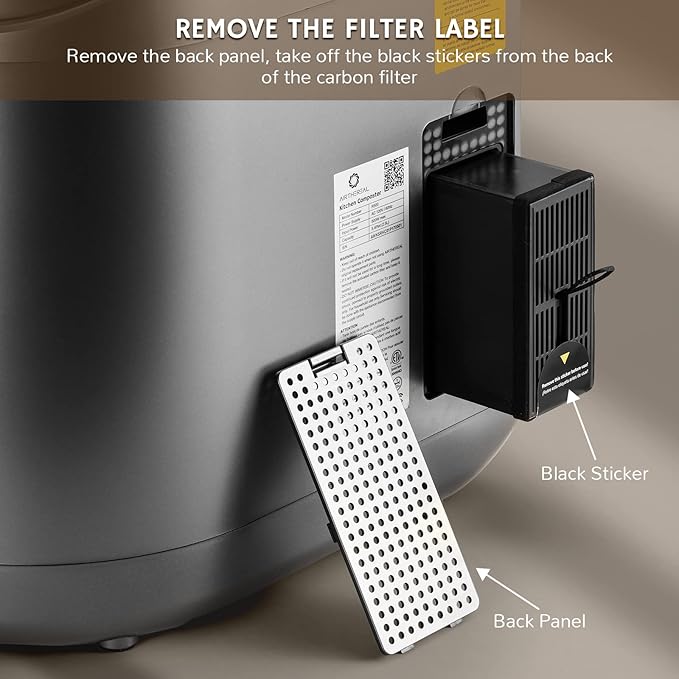 Airthereal R500 Electric Kitchen Composter - Image 8