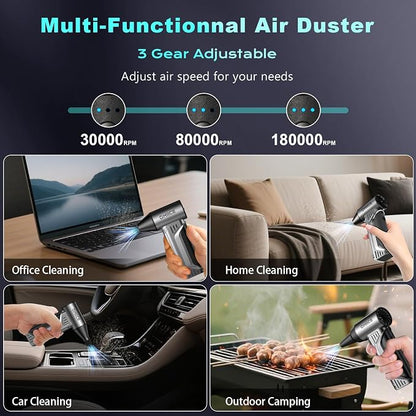 Compressed Air Duster 180000RPM, Electric Air Duster - Image 4