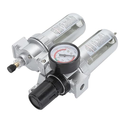 1/4 Inch Aluminum Alloy Air Filter Pressure Regulator, Compressed Air Line - Image 6