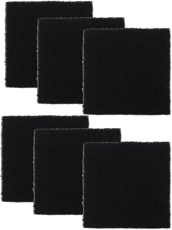 6 Pack Activated Carbon Filters Compatible by Qzbhct