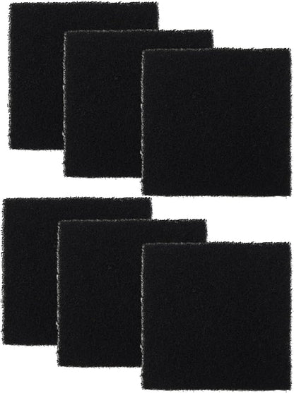 6 Pack Activated Carbon Filters Compatible by Qzbhct