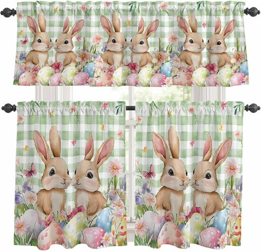Easter Kitchen Curtains Set 3 Piece by Unknown