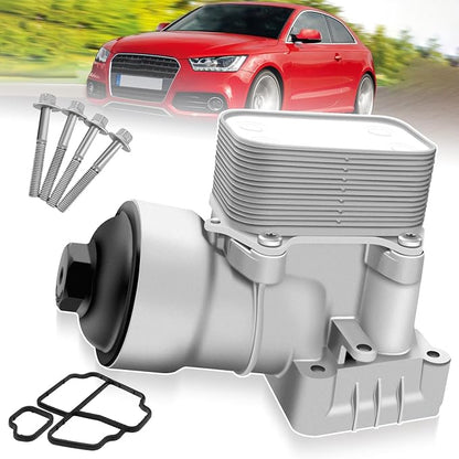 Upgraded Aluminum Oil Filter Housing Assembly Fit by Autoparts
