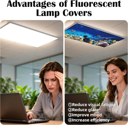 4 Pcs Fluorescent Light Covers - Image 5