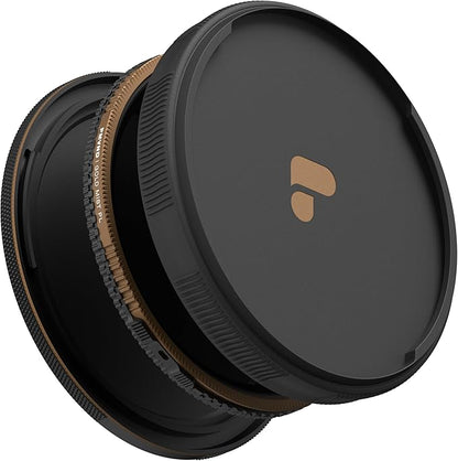 PolarPro - Chroma VND/PL - McKinnon Series - 6-9 Stops - Gold Mist - 49mm by PolarPro