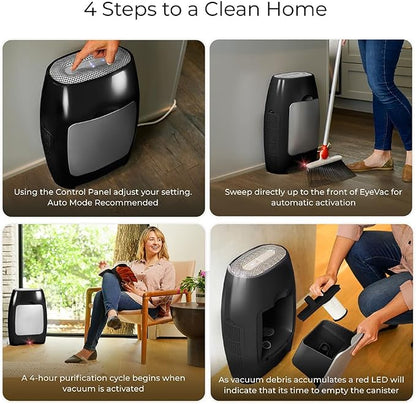 EyeVac Air 2-in-1 HEPA Air Purifier & Touchless Vacuum Automatic Dustpan - Image 2