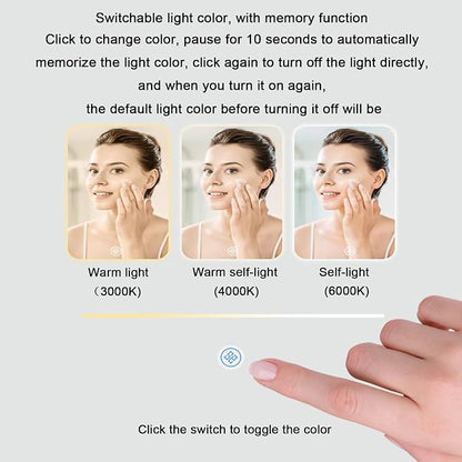 Bathroom Mirror with LED Lights，LED Bathroom Mirror，Smart Lighted Bathroom - Image 4