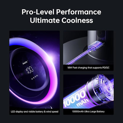 JISULIFE Table Purifier Fan, 3-in-1 Air Purifier Cool - Image 4