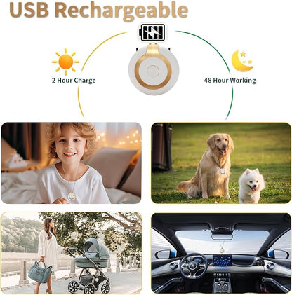 Rechargeable Ionizer Air Purifier, Wearable Air Purifier, Mini Necklace Air - Image 3