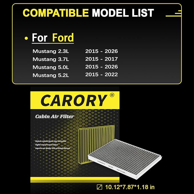 Cabin Air Filter w/Activated Carbon - Image 2