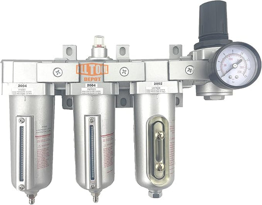 1/2" NPT HEAVY DUTY Industrial Grade 4 Stages Filter Coalescing Desiccant Dryer by AllToolDepot