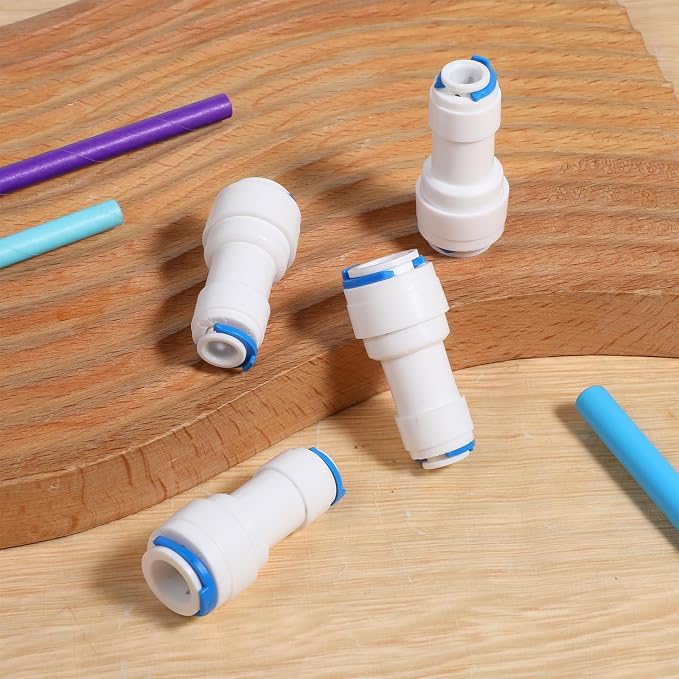 4 PCS 1/4 to 3/8 Water Line Adapter Push Connector 3/8 Quick Connect Fittings - Image 7