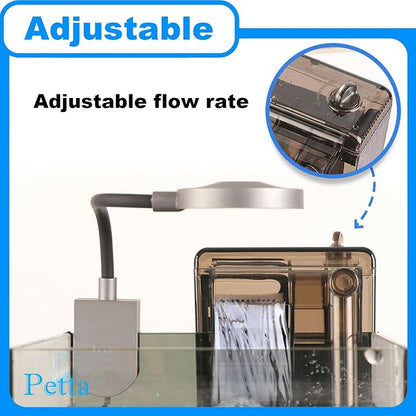 Hang on Back Fish Tank Filter for 3-5 Gallon Aquariums - Image 4