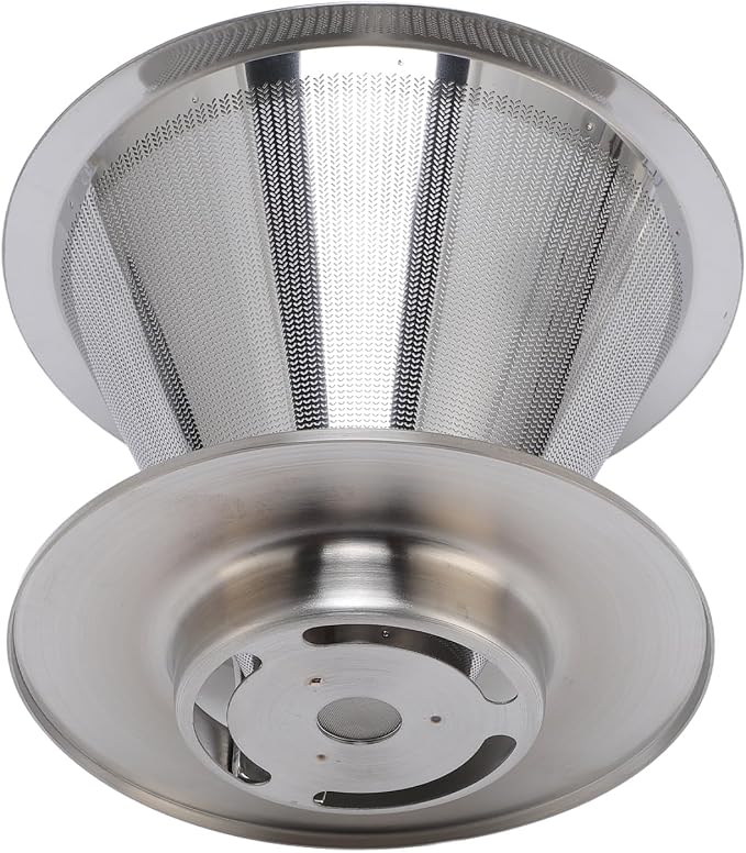Pour Over Coffee Dripper, Reusable Metal Filter, Portable Cone Filter - Image 7