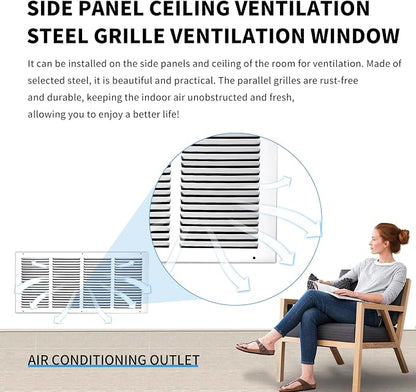 24x10 Return Air Grille, Air Return Vent Cover, Flat Vent Cover, Rejillas De - Image 7