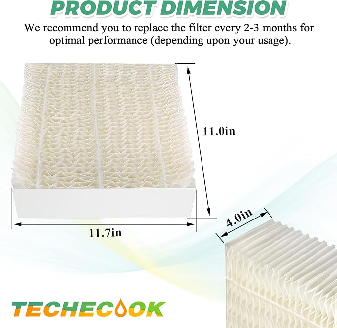 Techecook 1043 Super Humidifier Wick Filters Replacement - Image 5