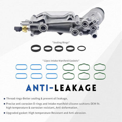 926-876 926-959 Upgraded Aluminum Engine Oil Filter Housing Kit - Image 7