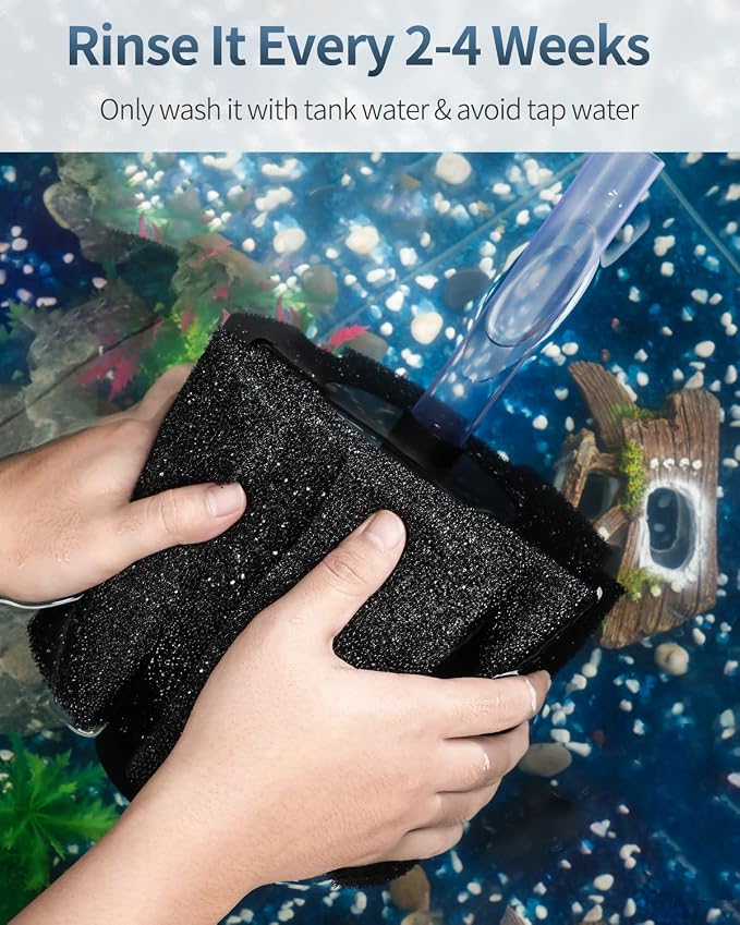 Pawfly Aquarium Large Bio Sponge Filter Quiet Betta Fry Shrimp and Fish Foam - Image 6