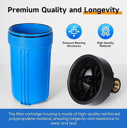 PUREPLUS 2-Stage Whole House Water Filtration System, Heavy Metals, PP Sediment - Image 6
