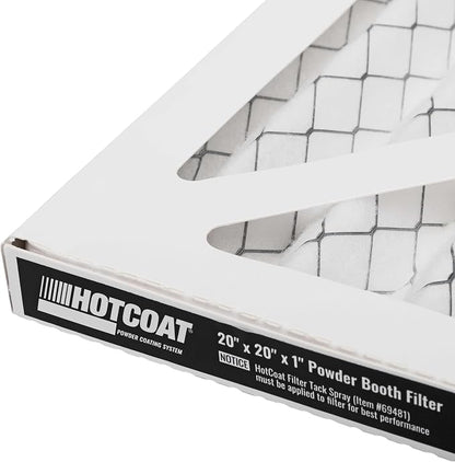 Eastwood HotCoat 20"x20"x1" Replacement Powder Coating Booth Filter | 4 Pack - Image 5